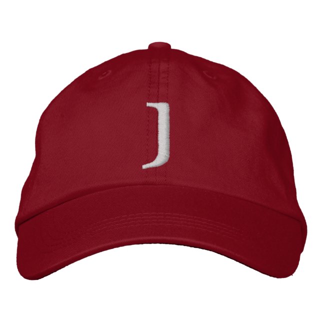 MIT MONOGRAMM HATS BESTICKTE BASEBALLKAPPE (Vorderseite)