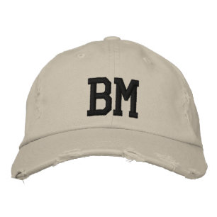 MIT MONOGRAMM HATS BESTICKTE BASEBALLKAPPE