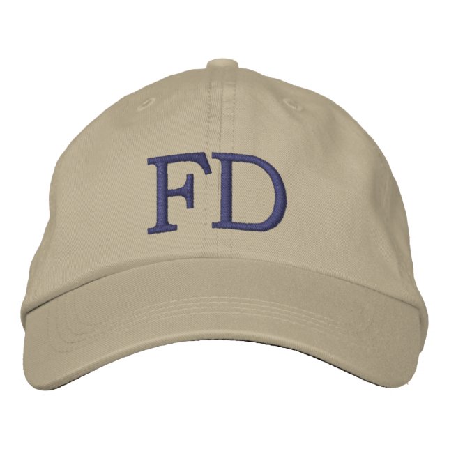 MIT MONOGRAMM HATS BESTICKTE BASEBALLKAPPE (Vorderseite)