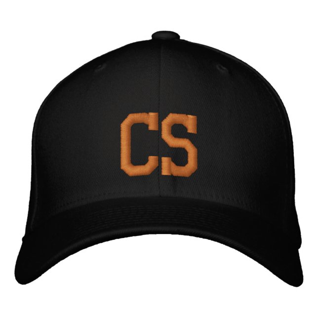MIT MONOGRAMM HATS BESTICKTE BASEBALLKAPPE (Vorderseite)