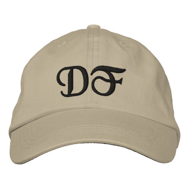 MIT MONOGRAMM HATS BESTICKTE BASEBALLKAPPE (Vorderseite)