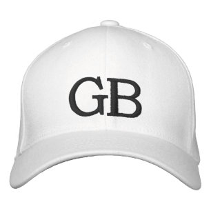MIT MONOGRAMM HATS BESTICKTE BASEBALLKAPPE