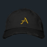 MIT MONOGRAMM HATS BESTICKTE KAPPE<br><div class="desc">Stilvoll und raffiniert. Um eigene Initialen hinzuzufügen,  klicken Sie einfach auf Anpassen. Löschen Sie den Text und geben Sie Ihre eigenen Initialen ein.</div>