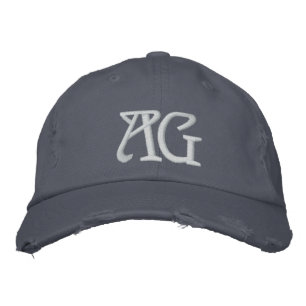 MIT MONOGRAMM HATS BESTICKTE KAPPE