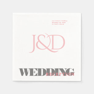 Mit Monogramm Hochzeitsempfehlung Napkin Serviette