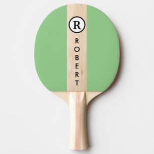 Mit Monogramm Holzfarbstreifen mit eigener Marke Tischtennis Schläger