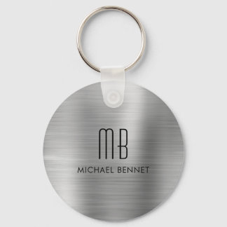 Mit Monogramm Imitate aus Silber Schlüsselanhänger