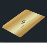 Mit Monogramm Imitate Gold Template Elegant Modern iPad Pro Hülle<br><div class="desc">Mit Monogramm Imitate Gold Template Elegant Moderne trendige iPad Pro Cover,  iPad Hüllen & Covers.</div>