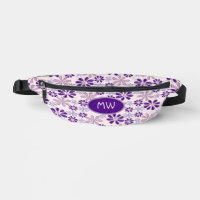Mit Monogramm Indigo Pink Blume Schmetterling Dood