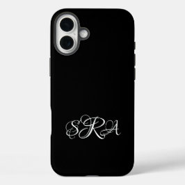 Mit Monogramm iPhone 16 Plus Fall iPhone 16 Plus Hülle