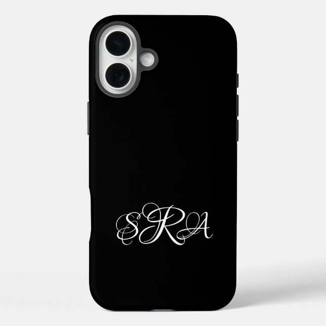 Mit Monogramm iPhone 16 Plus Fall Case-Mate iPhone Hülle (Rückseite)