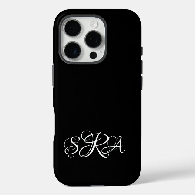 Mit Monogramm iPhone 16 Pro Fall Case-Mate iPhone Hülle (Rückseite)