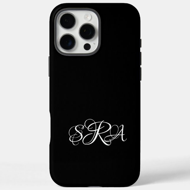 Mit Monogramm iPhone 16 Pro Max Fall Case-Mate iPhone Hülle (Rückseite)