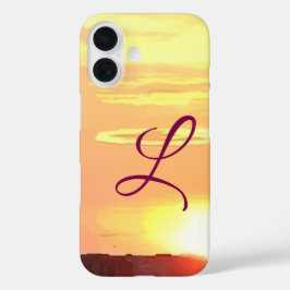 Mit Monogramm iPhone/iPad-Gehäuse iPhone 16 Hülle