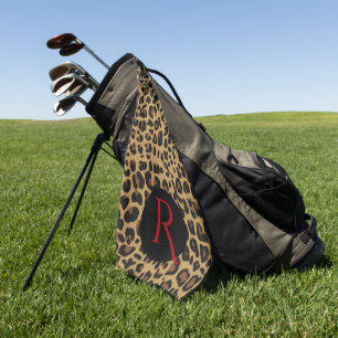Mit Monogramm Jaguar Muster Golfhandtuch