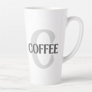 Mit Monogramm Kaffee Milchtasse