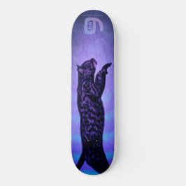 Mit Monogramm Katzen-Skateboard Skateboard