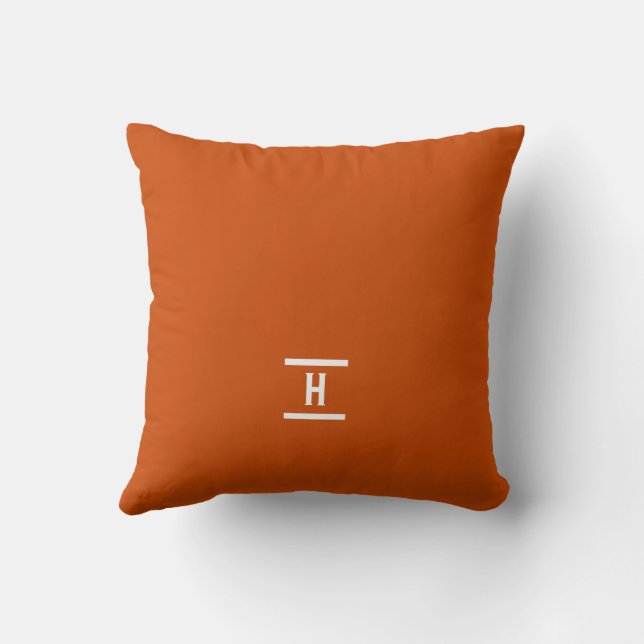 Mit Monogramm Kissen (Rückseite)