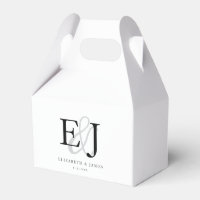 Mit Monogramm klassische White-Elegante-Hochzeit