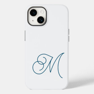 Mit Monogramm klassisches Skript Schlicht Case-Mate iPhone 14 Hülle