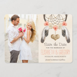 MIT MONOGRAMM KORALLMINDREAMCATCHER SAVE THE DATE