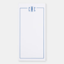 Mit Monogramm Kühlschrank Notepad