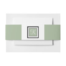 Mit Monogramm Laurel Green