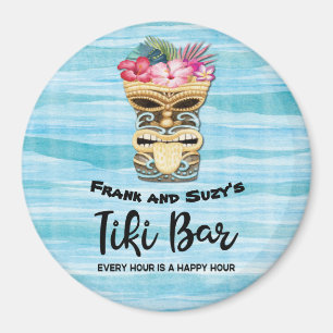 Mit Monogramm Luau Tiki Bar Cruise Ship Magnet