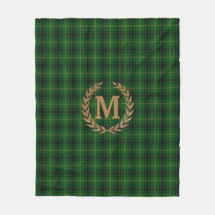 Mit Monogramm MacArthur Tartan-Fleece-Decke Fleecedecke