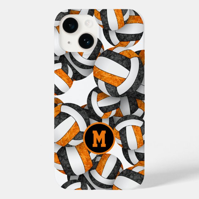 Mit Monogramm Mädels Case-Mate iPhone Hülle (Rückseite)