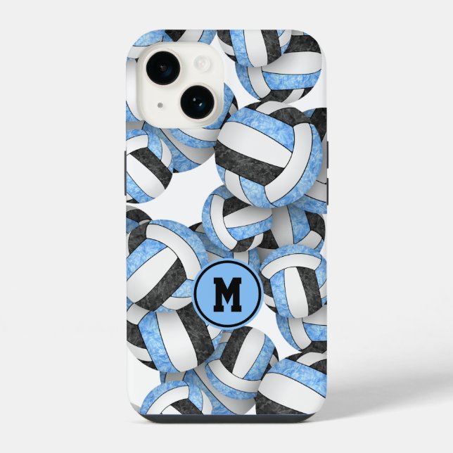Mit Monogramm Mädels iPhone Hülle (Rückseite)