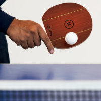 Mit Monogramm Mahogany Holztextur