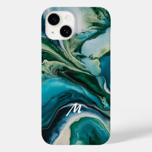 Mit Monogramm Marmorresin-Design Case-Mate iPhone 14 Hülle