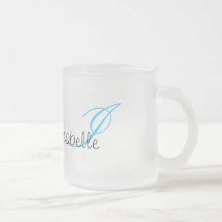 Mit Monogramm Mattglastasse