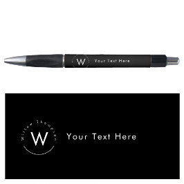Mit Monogramm Minimalistin Kugelschreiber