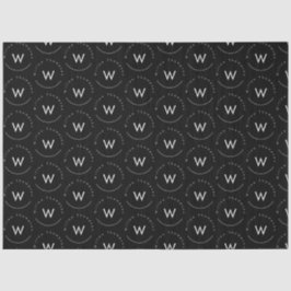 Mit Monogramm Minimalistin Seidenpapier