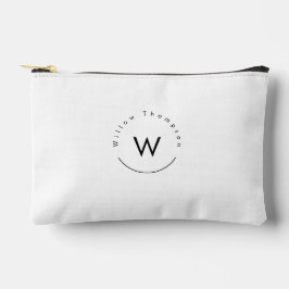 Mit Monogramm Minimalistin Zubehörtasche