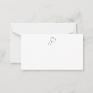Mit Monogramm Minimalistische Vorlage für benutzer