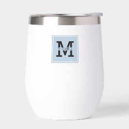 Mit Monogramm modern und Minimalistisch Personalis
