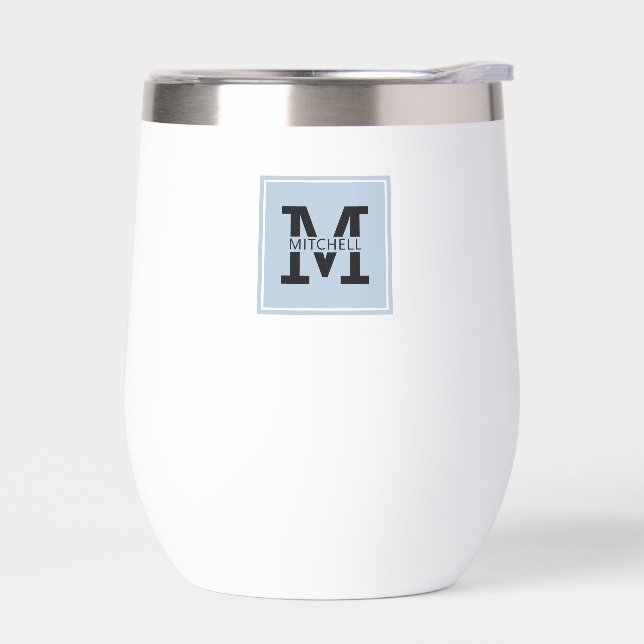 Mit Monogramm modern und Minimalistisch Personalis (Links)