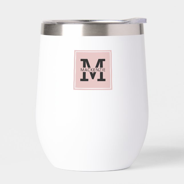 Mit Monogramm modern und Minimalistisch Personalis (Links)