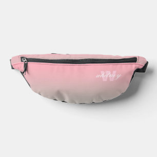 Mit Monogramm moderner Chic Pastel Ombre Bauchtasche