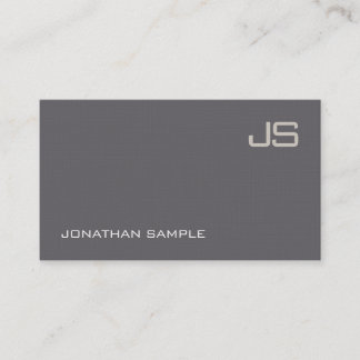 Mit Monogramm modernes Berufliches Template Visitenkarte
