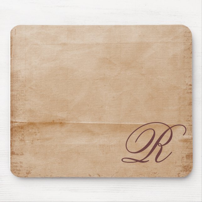 Mit Monogramm Mousepad (Vorne)