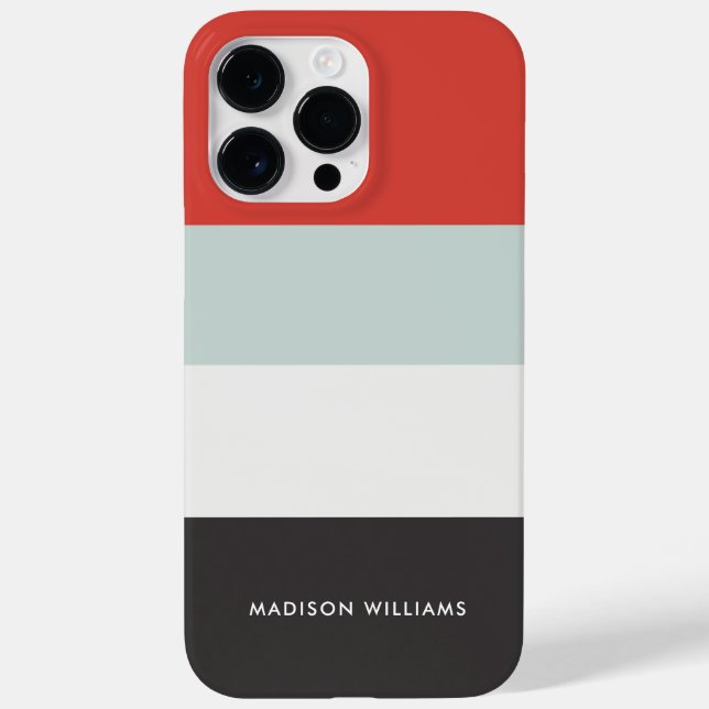 mit Monogramm, Name Case-Mate iPhone Hülle (Rückseite)