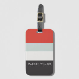 mit Monogramm, Name Gepäckanhänger