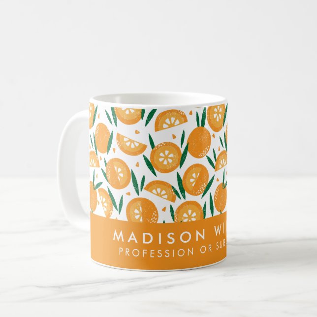 mit Monogramm, Name Kaffeetasse (Vorderseite Links)