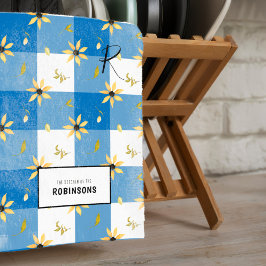 Mit Monogramm Name: personalisiert Geschirrtuch