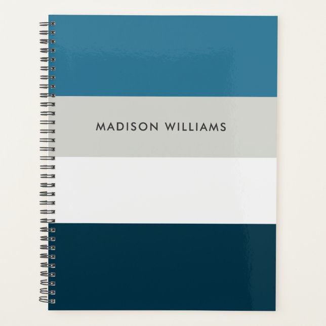 mit Monogramm, Name Planer (Vorderseite)