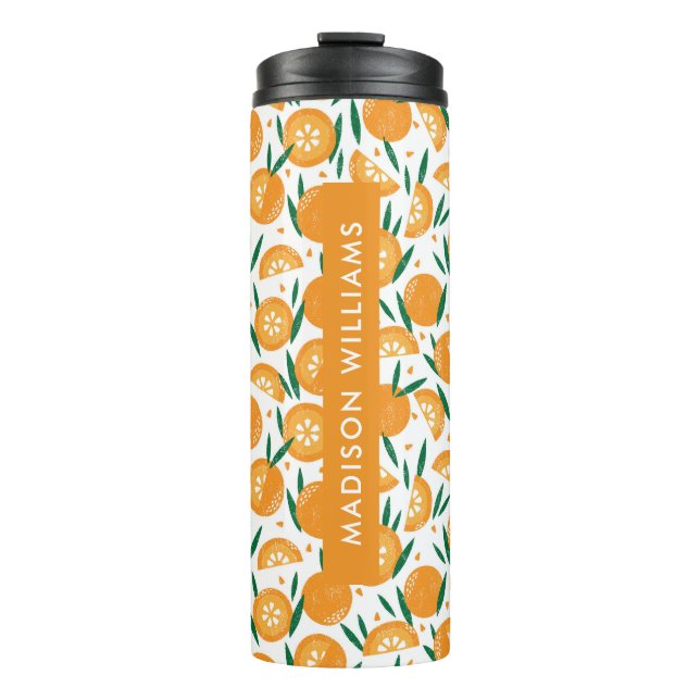 mit Monogramm, Name Thermosbecher (Vorderseite)